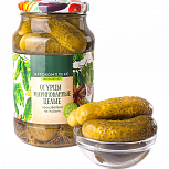 Огурцы маринованные целые 720г Агрокомоплекс